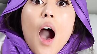 Hijab Hookup - Muslim Girl Alexia Anders Pleasures Her Boyfriend And Makes Him Cum On Her Arab Pussy