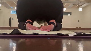 Yoga Teacher Catches You Eye Shacking up Her Feet forth Class! (1080p HD PREVIEW)